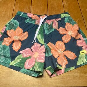 Duvin Design Co Floral Print Men's Swim Trunks Medium Floral All over Print